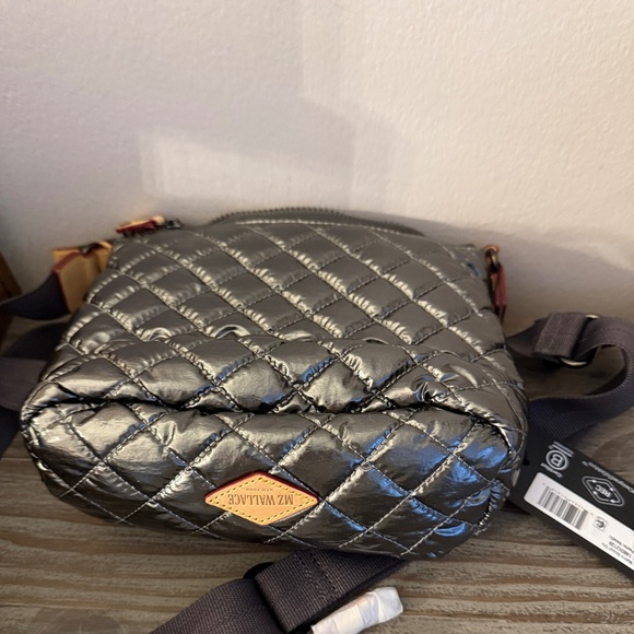MZ Wallace Metro Scout Deluxe NWT in Pewter Metallic - Picture 11 of 14